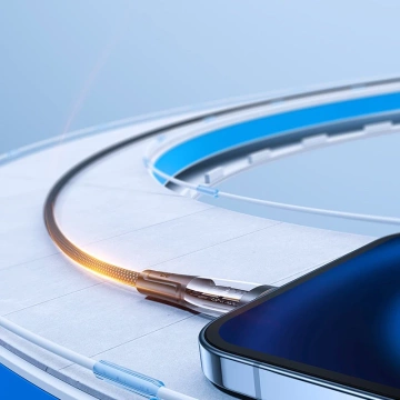 Rýchlonabíjací kábel Joyroom s inteligentným vypínačom USB-A - Lightning 2,4A 1,2 m čierny (S-UL012A3)