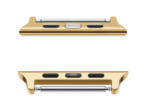 Перехідник-застібка ремінця Alogy для Apple Watch 42/44 / 45mm Gold