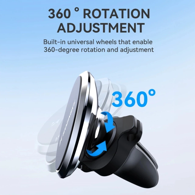 Uchwyt Magnetyczny Wozinsky WUMKO do Kratki Samochodowej Czarny