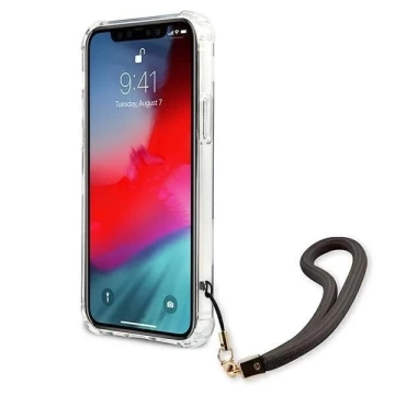 Guess GUHCP12SKSMAGR iPhone 12 mini 5,4" szary/сірий твердий чохол Marble Collection