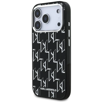 Etui Ochronne do iPhone 17 Pro Karl Lagerfeld IML KL Monogram MagSafe Czarny