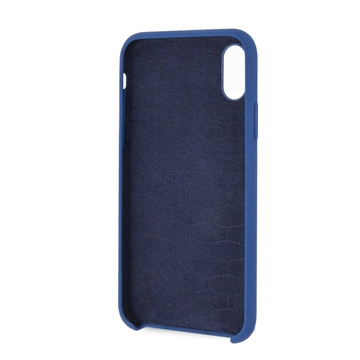 BMW BMHCPPXMSILNA hardcase ochranné pouzdro na telefon pro Apple iPhone X /Xs blue/navy Silicone M Collection