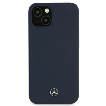 Ochranné puzdro Mercedes MEHCP13MSILNA pre Apple iPhone 13 6,1" námornícka modrá/námornícke pevné puzdro Silicone Line