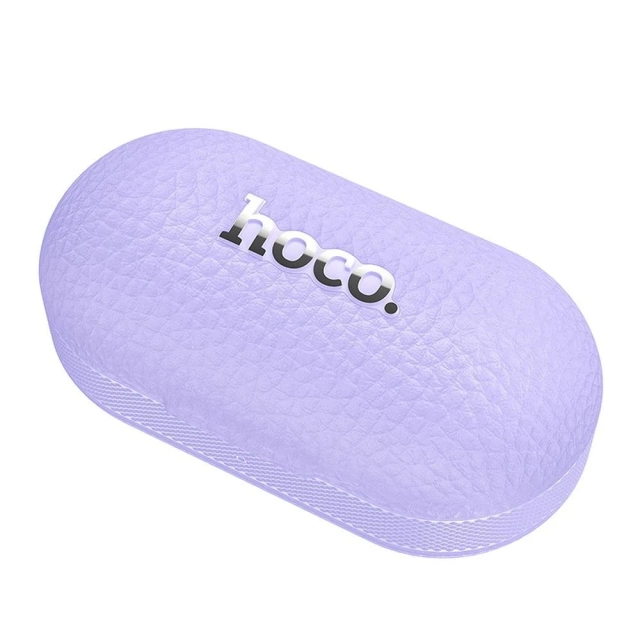 HOCO TWS EQ19 Kabellose Bluetooth-Kopfhörer, Ladeetui, Lila