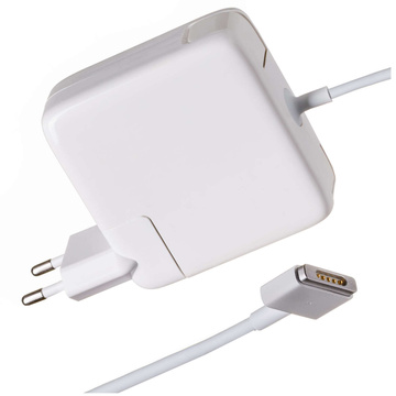 Alogy nabíjačka MacBook nabíjačka Apple MacBook MagSafe 2 typ T-typ 45W napájací adaptér biely