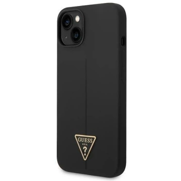 Чохол Etui Guess GUHCP14MSLTGK для Apple iPhone 14 Plus 6,7" czarny/black Silicone Triangle