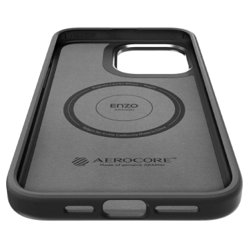 Spigen Enzo Made Mag Safe Case for Apple iPhone 15 Pro Max Matte Black