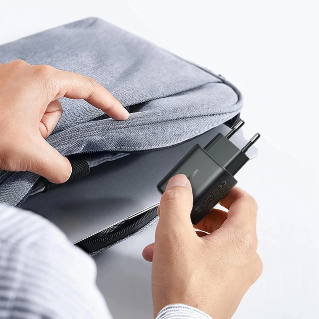 Мережевий зарядний пристрій Joyroom USB-C 25 Вт SFC / PPS / PD - чорний