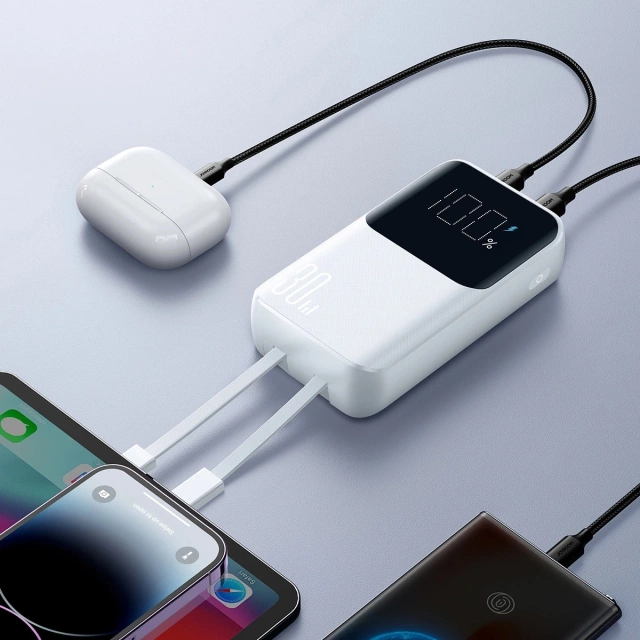Powerbank Joyroom JR-PBC06 30W 10000mAh mit Lightning- und USB-C-Kabel