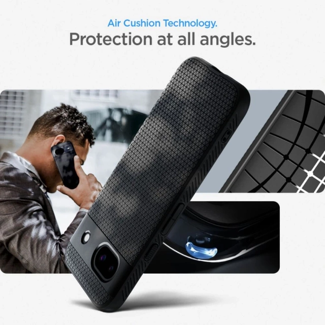 Etui Spigen Liquid Air pre Google Pixel 8A Matte Black