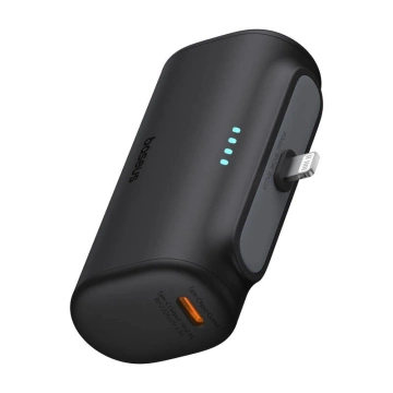 Зовнішній акумулятор Baseus Compact IP 5000mAh 20W Lightning USB-C чорний