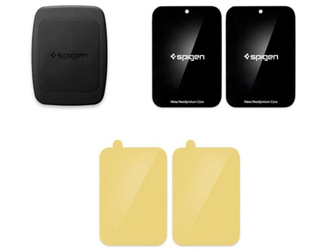 Magnetický držiak do auta Spigen Kuel H12 na čiernu mriežku chladiča