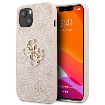 Etui Guess GUHCP13M4GMGPI pro iPhone 13 6,1" pevný obal 4G velké kovové logo
