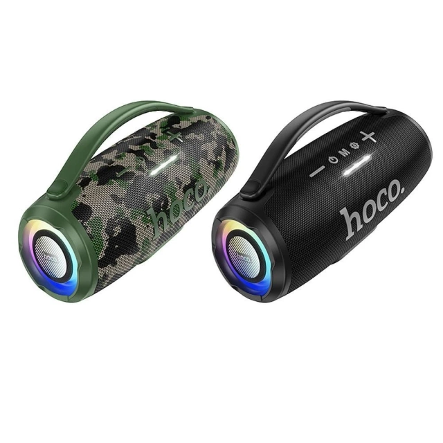 Бездротова міні-колонка Hoco HA4 з Bluetooth та RGB-підсвіткою, 2x15 Вт