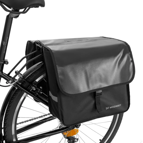 Wozinsky double bicycle pannier 28 l black (WBB34BK)