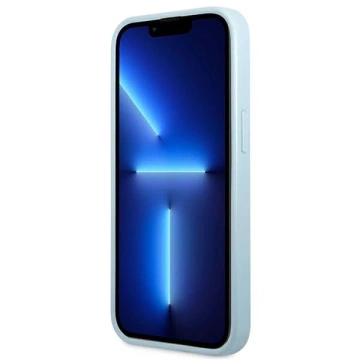 Etui Guess GUHCP13SPS4MB na iPhone 13 mini 5,4" pevné puzdro Saffiano 4G malé kovové logo