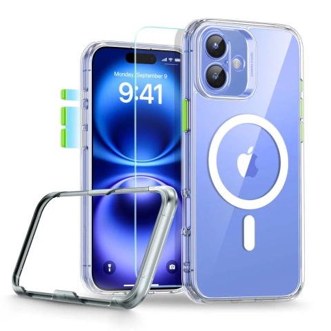 Etui ESR Classic Pro Set MagSafe iPhone 16 Clear Przezroczyste