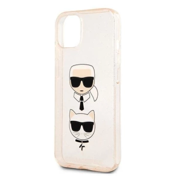 Karl Lagerfeld KLHCP13SKCTUGLGO iPhone 13 mini 5,4" złoty/золотий твердий чохол Glitter Karl`s