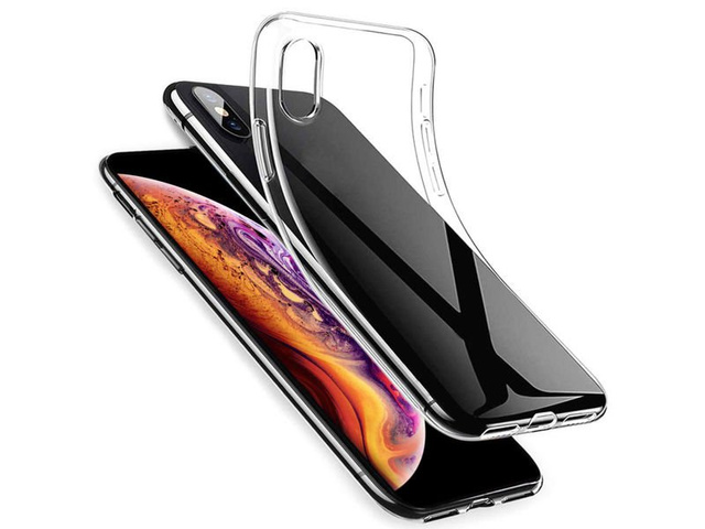 Průhledné silikonové pouzdro pro Apple iPhone XS Max