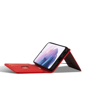 Магнітний чохол для картки Samsung Galaxy S22 (S22 Plus) Pouch Wallet Card Holder Red