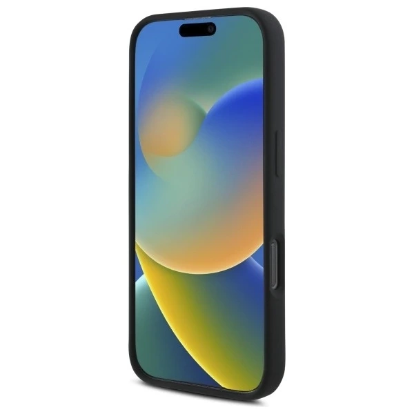 Puzdro na iPhone 16 Pro AMG s kockovanou vlajkou a MagSafe čiernym vzorom