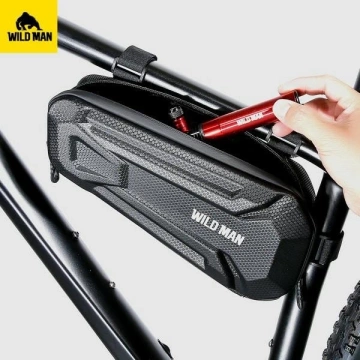 Wildman XT9 XL Bike Bag Frame Case 1.8L Waterproof Black