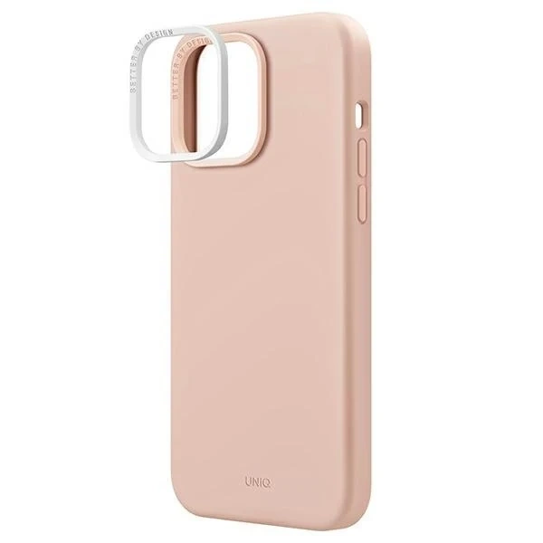Etui na telefon UNIQ Lino Hue для Apple iPhone 14 Pro 6,1" Magclick Charging rozowy/blush pink