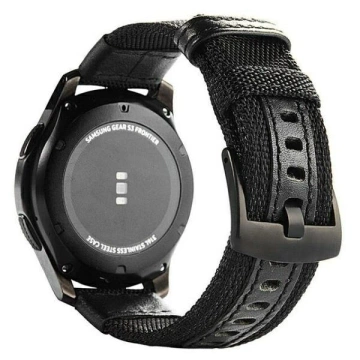 Pasek do Smartwatcha Beline Weekender uniwersalny do 20mm czarny/black