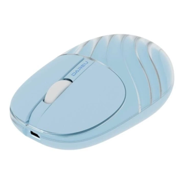 Dareu LM135D Wireless Mouse 1200 DPI 2.4G Bluetooth Blue