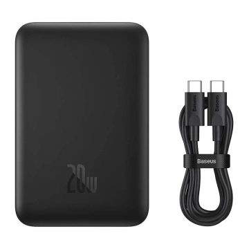 Baseus Magnetic Mini Powerbank 10000mAh 20W (černá)