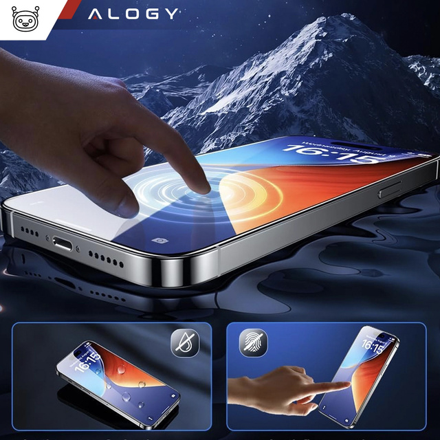 9H tempered glass for Samsung Galaxy S23 FE, Alogy Screen Protector PRO