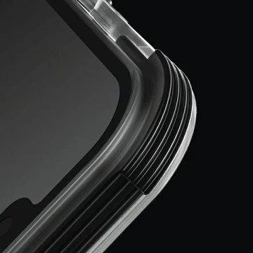 UNIQ etui Combat iPhone 14 Pro Max 6,7" Magclick Charging černé/betonové dřevěné uhlí