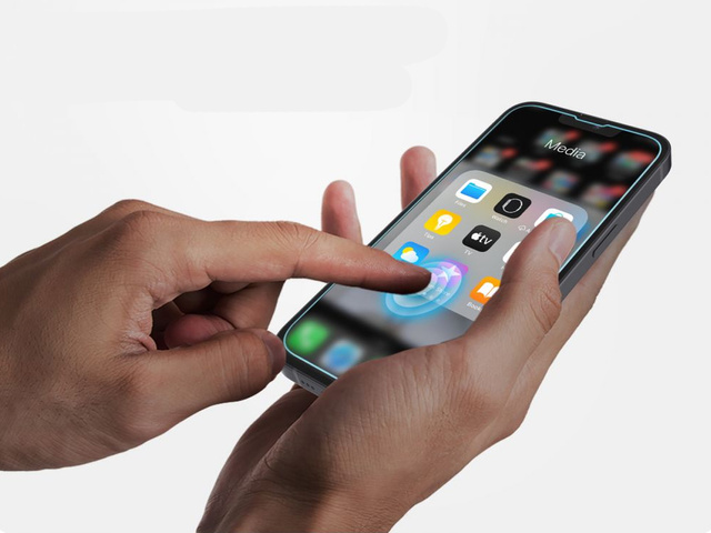 2x tvrzené sklo Spigen Glas.tR EZ Fit pro Apple iPhone 13/13 Pro / 14