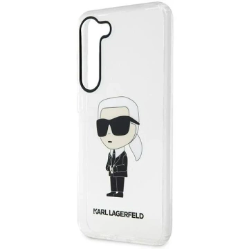 Захисний чохол для телефону Karl Lagerfeld KLHCS23SHNIKTCT для Samsung Galaxy S23 S911 прозорий hardcase Ikonik Karl Lagerfeld
