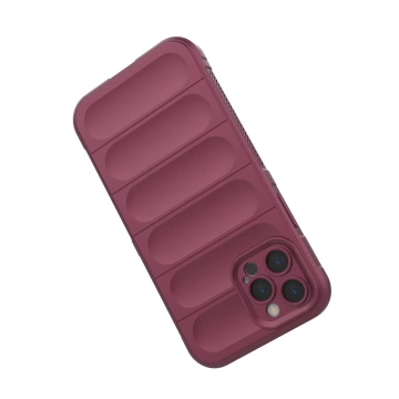 Magic Shield Case for iPhone 12 Pro flexible armored burgundy cover
