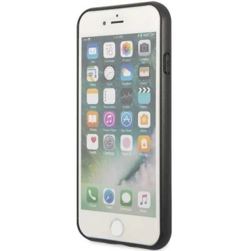 Guess phone case for iPhone 7/8/SE 2020 / SE 2022 grey/grey hardcase 4G Big Metal Logo