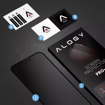 Alogy Privacy Glass tempered glass for Apple iPhone 16 Pro matte screen protector