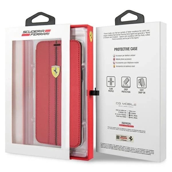 Ferrari Hardcase für Samsung Galaxy S9 rot/rot Urban