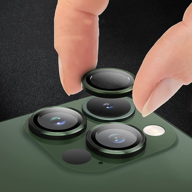 3mk Lens Protection Pro Handy-Objektivschutzglas für Apple iPhone 13 Pro / 13 Pro Max Alphine Green