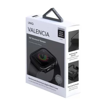 UNIQ Case Valencia Apple Watch Series 4/5/6/SE 44mm. grey/gunmetal grey