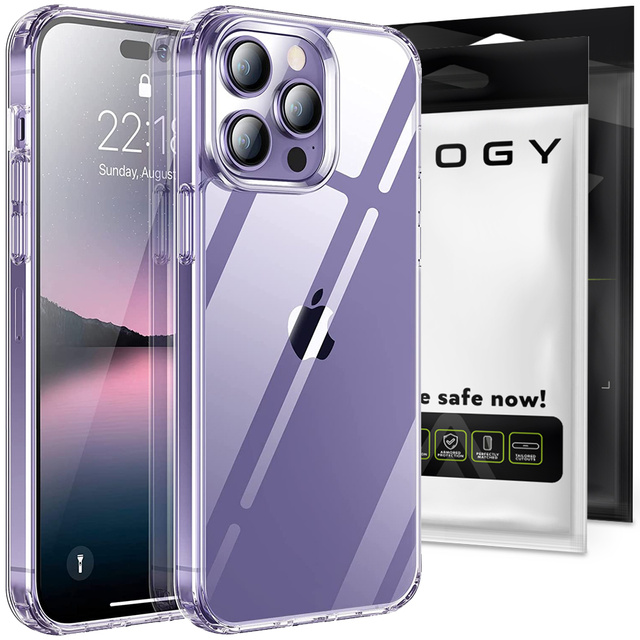 Protective case Alogy Hybrid Case for Apple iPhone 14 Pro Max Transparent