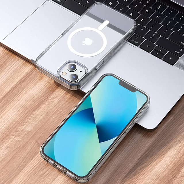 Чохол MagSafe Alogy Ultra Slim Mag для зарядних пристроїв Qi для iPhone 13 Mini Transparent