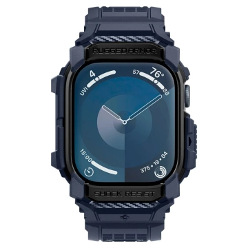 ЧОХОЛ З РЕМІНЦЕМ ДЛЯ APPLE WATCH 10 (46 ММ) ТЕМНО-СИНІЙ SPIGEN RUGGED ARMOR PRO