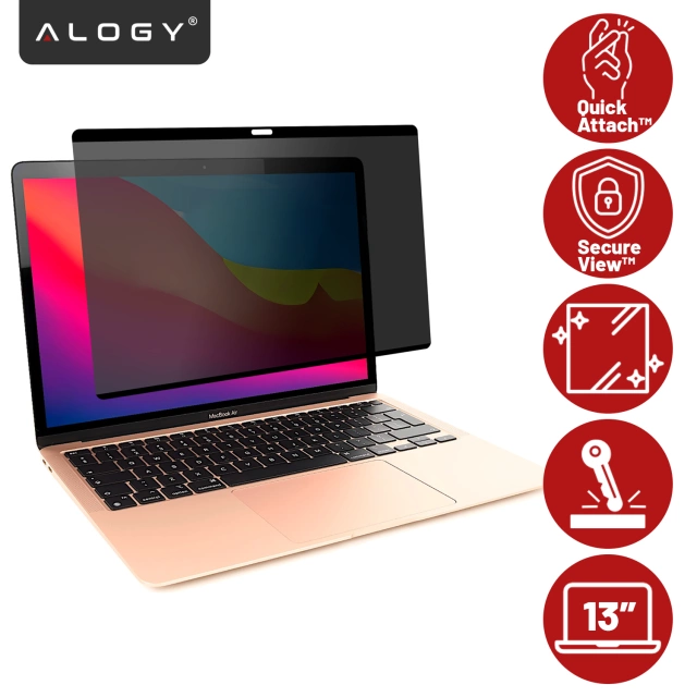 Чохол для ноутбука, MacBook Air Pro 13.3" Alogy Hard Foam Bag Protective Case для ноутбуків 13-14" чорний