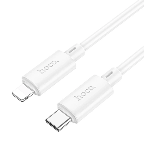 Kabel HOCO Typ C na Lightning X88 1m bílý PD 20W rychlé nabíjení PVC