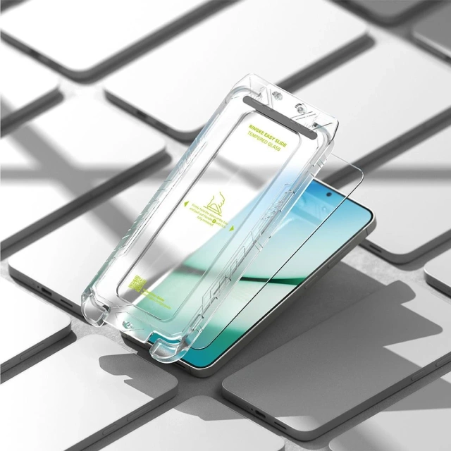 Panzerglas für Samsung Galaxy S25 Ringke Easy Slide 2er-Pack Klar 9H