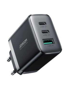 Rychlá nabíječka Joyroom 2x USB-C USB-A 32W - Černá