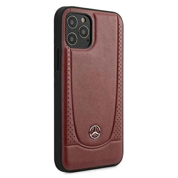 Mercedes MEHCP12LARMRE Schutzhülle für Apple iPhone 12 Pro Max 6.7" rot/rot Hardcase Urban Line