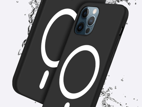 Чохол Mag Safe Alogy для зарядних пристроїв Qi для iPhone 12 Pro Max Black