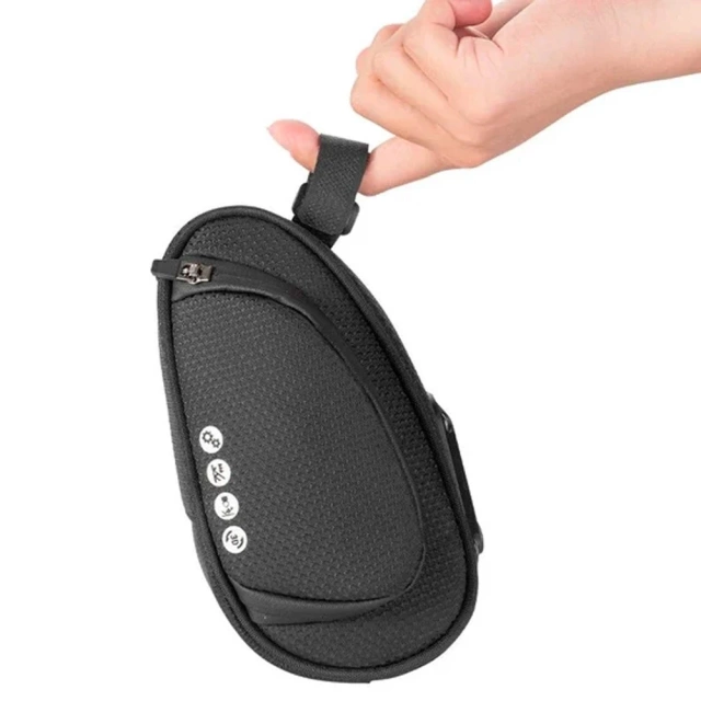 Rockbros C40 Bike Saddle Bag Black Waterproof